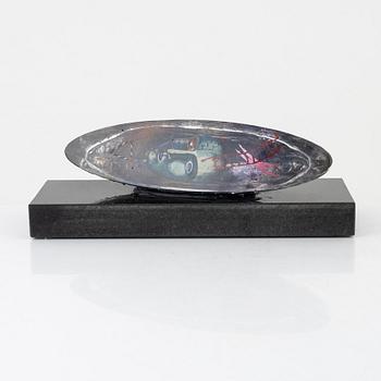 Bertil Vallien, a sculpture, Kosta Boda.