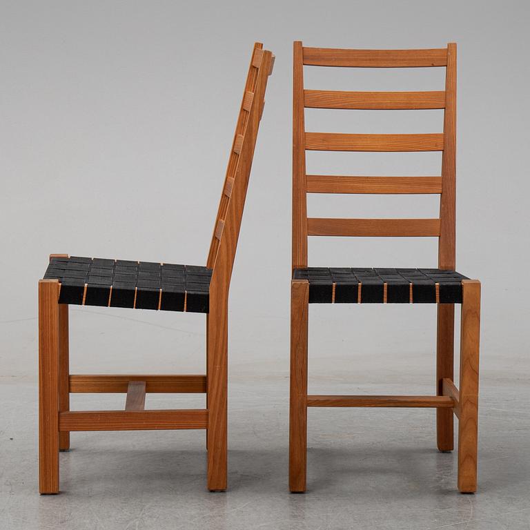STOLAR 6 st. "Sadelöga hög", Design Christer Larsson, Möbelshop Sven Larsson.