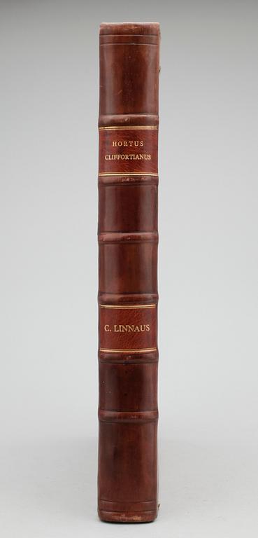 BOK, "Hortus Cliffortianus", Carl von Linné, Amsterdam 1737.