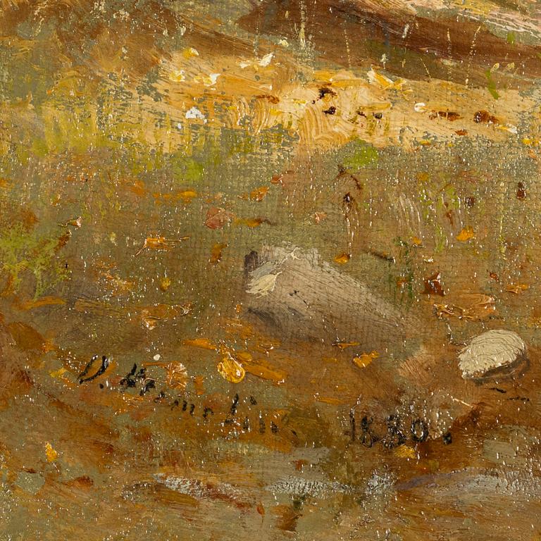 Olof Hermelin, Spring Landscape with Boys.