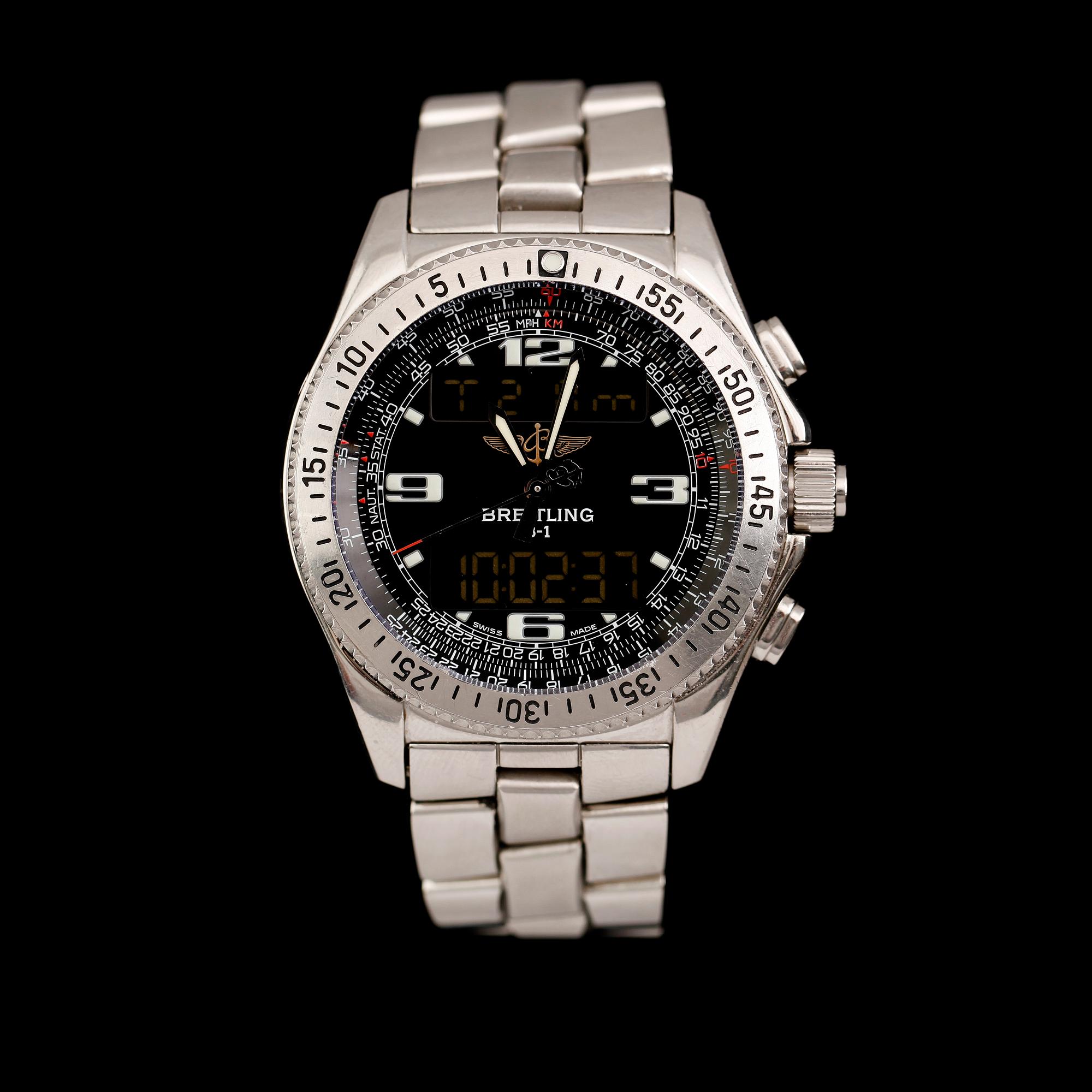 Breitling - B1. Steel. Quartz. Ø 42mm. 2002.