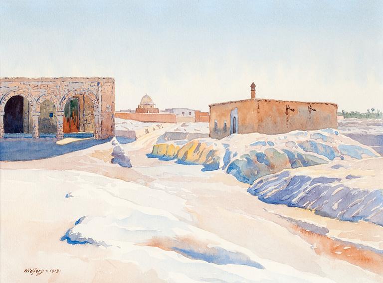 Gunnar Widforss, Scene from Tunisia.