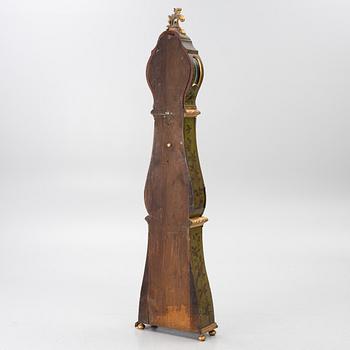 A rococo longcase clock by P. Malm (watchmaker in Stockholm 1766-96).
