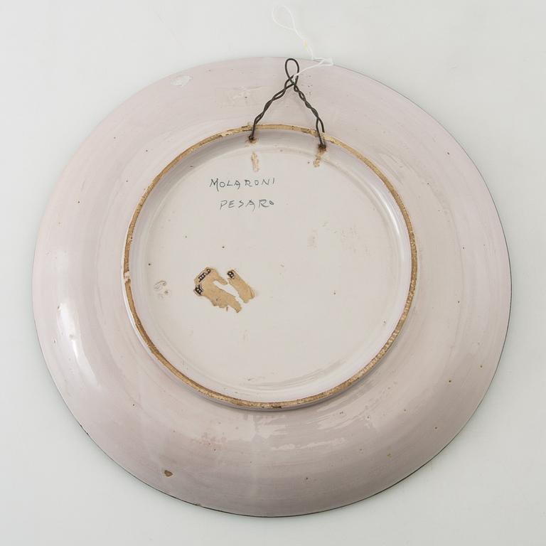 Dish, Molaroni Pesaro, Italy, 20th century.