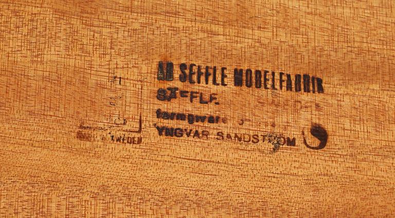 SOFFBORD, Yngvar Sandström Seffle möbelfabrik, 1950/60-tal.