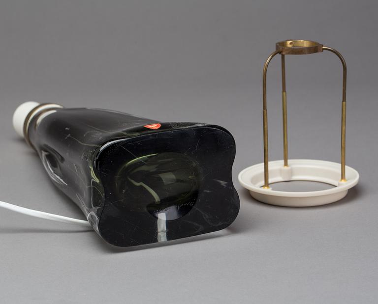 CARL FAGERLUND, a glass table lamp.