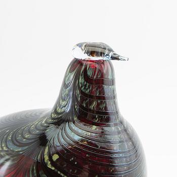 Oiva Toikka, Figurine Nuutajärvi/Notsjö Finland signed glass.