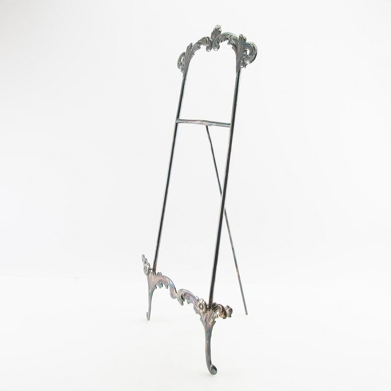 Fotografi/Tavel-ställ tidigt 1900-tal nysilver.