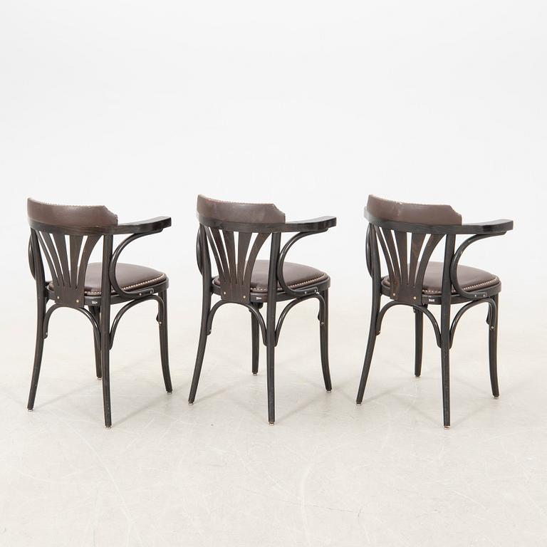 Armchairs 6 pcs model no 24 Thonet 21st century.