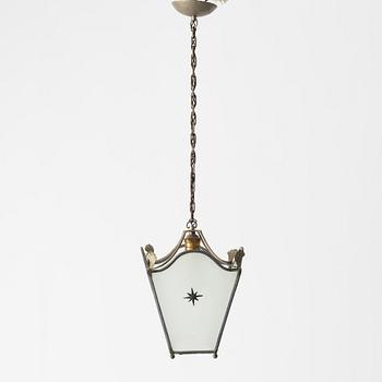 Harald Notini, a ceiling lamp, variant of model "6297", Arvid Böhlmarks Lampfabrik, Stockholm, 1920s.