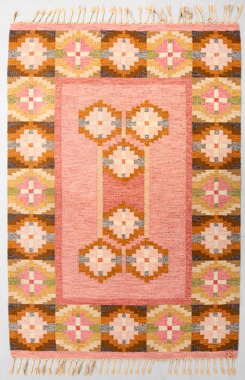 Ingegerd Silow, matta rölakan ca 201x141 cm.