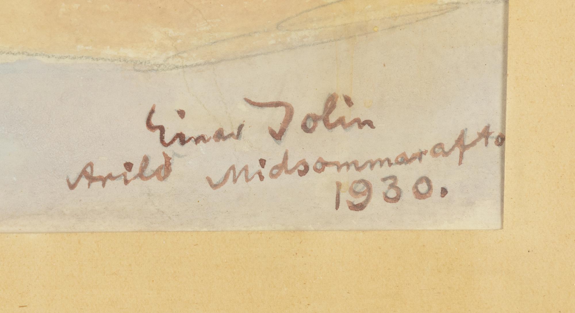 Einar Jolin, "Arild, Midsommarafton 1930".