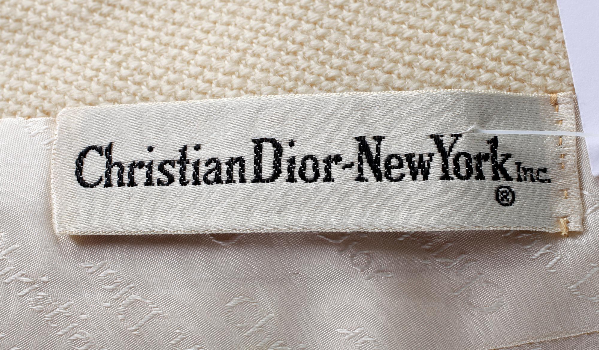 A jacket by Christian Dior.
