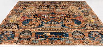 Rug, Kashmar Patina, approx. 385 x 305 cm.