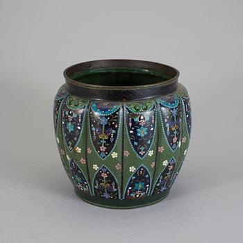 YTTERFODER, cloisonné, Kina, omkring sekelskiftet 1900.