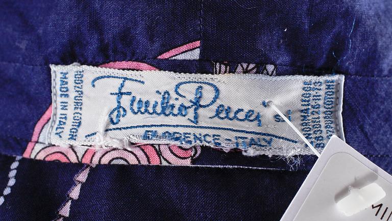 EMILIO PUCCI, kjol samt blus.
