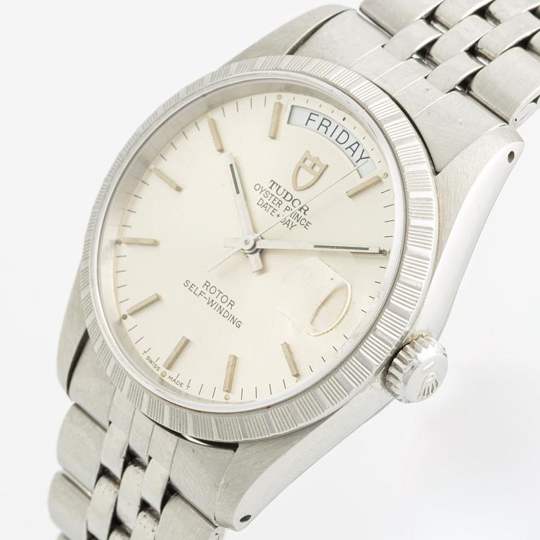 Tudor, Oyster Prince, Date+Day, armbandsur, 36 mm.