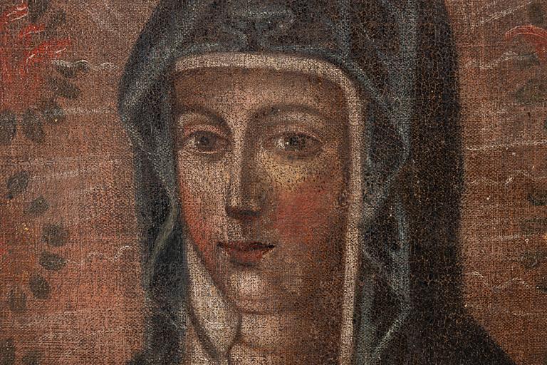 South American school, 18th century, Madonna.