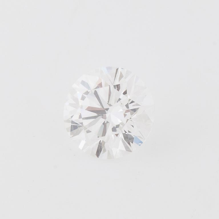 A brilliant cut diamond, ca 1.05 ct.