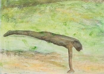 Kaisu Koivisto, acrylic, signed and dated 1987.