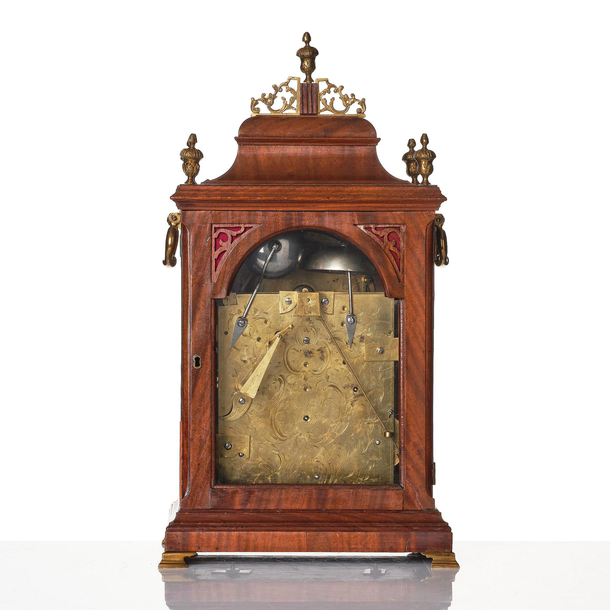 A George III musical bracket clock by Eardley Norton (watchmaker active in London 1762-94).