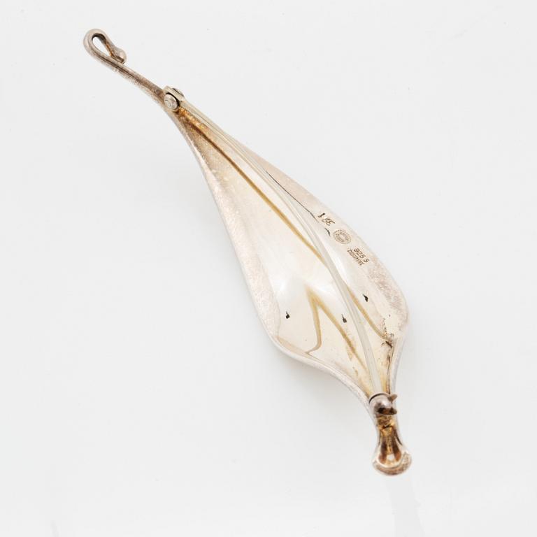 Vivianna Torun Bülow-Hübe, brosch, sterlingsilver, Georg Jensen.