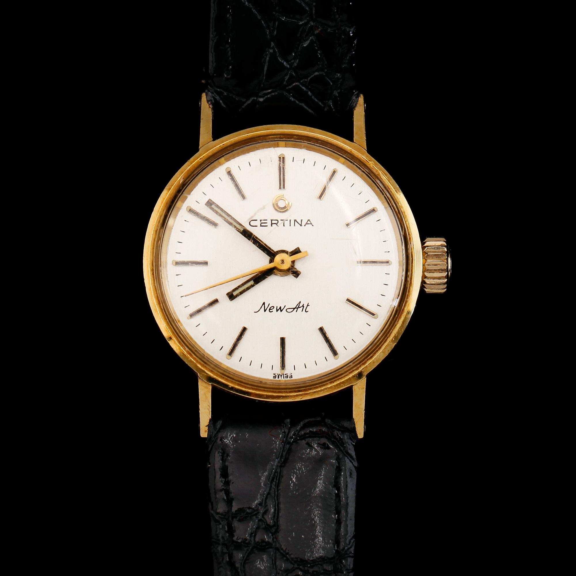 ARMBANDSUR, 18K guld, Certina New Art.