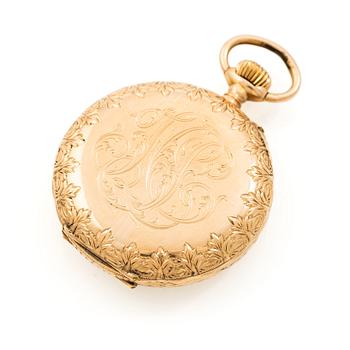 Fickur, 14K guld, 36 mm.