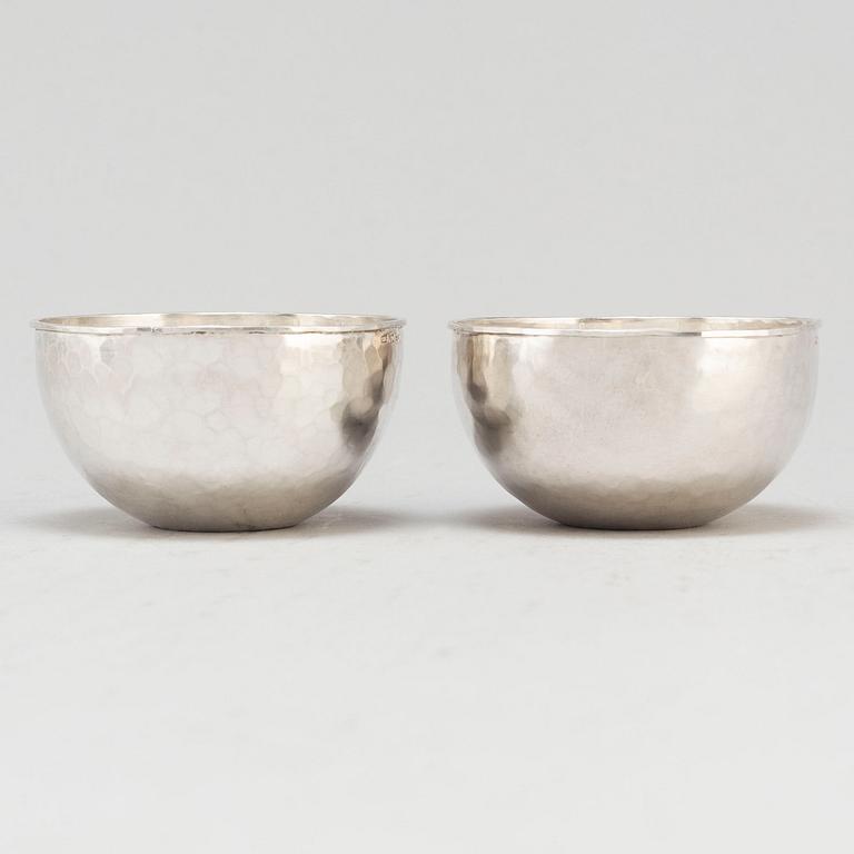 SUPKOPPAR, 8 st, sterlingsilver, svenska stämplar, 1979.