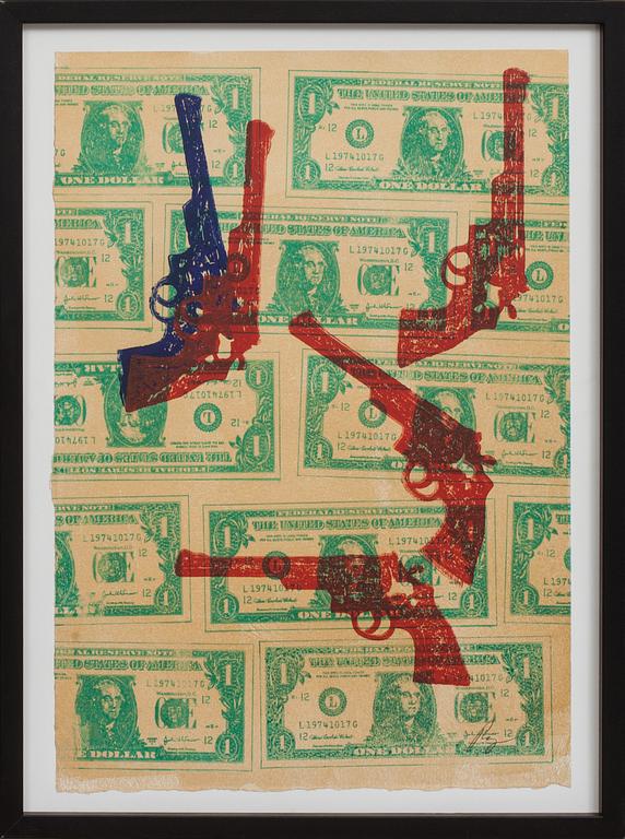 RICHARD RYAN, monoprint, signerad.