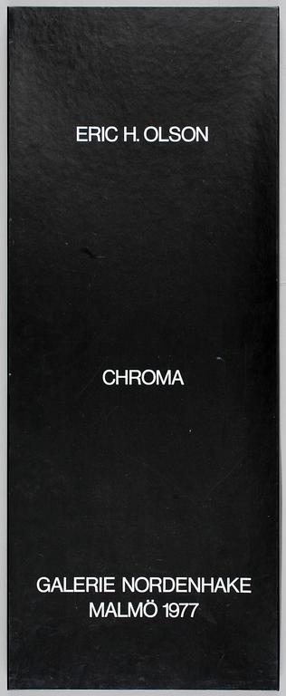 ERIC H OLSON, portfölj med fyra serigrafier utförda 1977. Sign o numr 85/100.