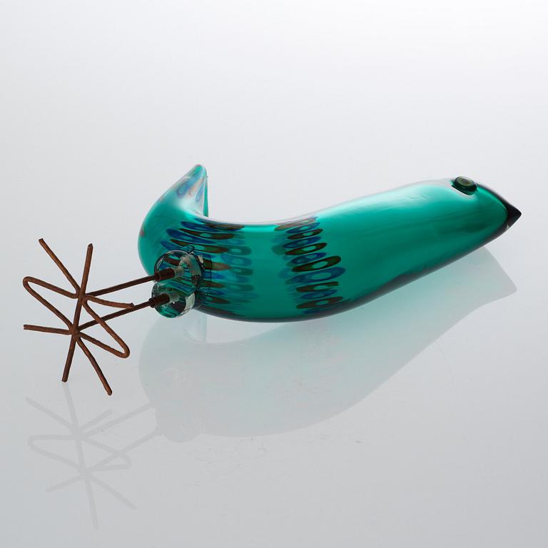 ALESSANDRO PIANON, fågel, "Pulcino", Vistosi, Italien, 1960-tal.