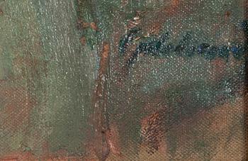 ALBERT GEBHARD, olja på duk, sign.