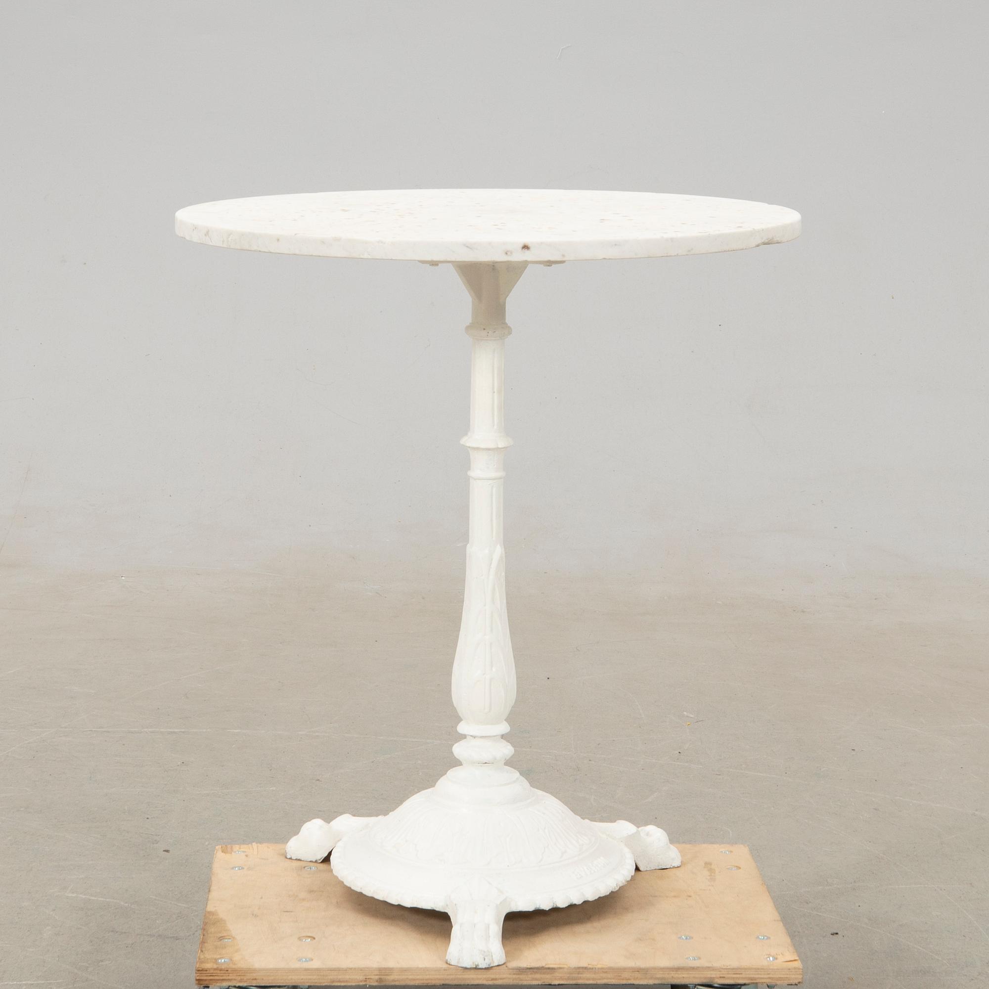 Garden table, Byarum, later part of the 20th century.