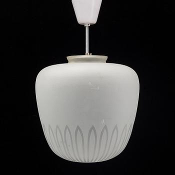 A 1940's Swedish Modern ceiling lamp.