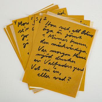 BENGT LINDSTRÖM, portfolio with 15 litographs in colour. Signed and numbered 79/100.