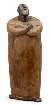 850. ÅKE HOLM, skulptur, biblisk figur, Höganäs 1950-tal.