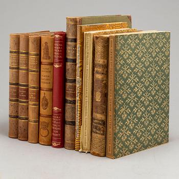 BÖCKER, 10 vol, möbellitteratur/arkitektur.