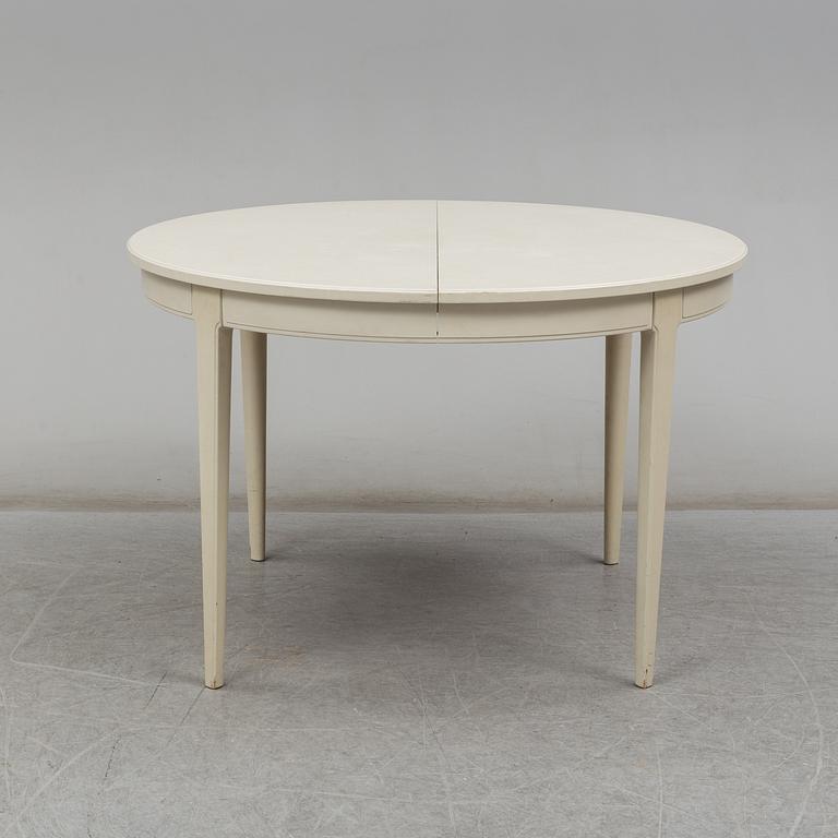 CARL MALMSTEN, table with 6 chairs, late 20th Century.