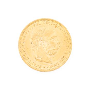 Gold coin, Austria-Hungary, 20 Corona, 1894.