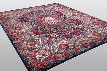 A carpet, Kashmar, ca 382 x 295 cm.