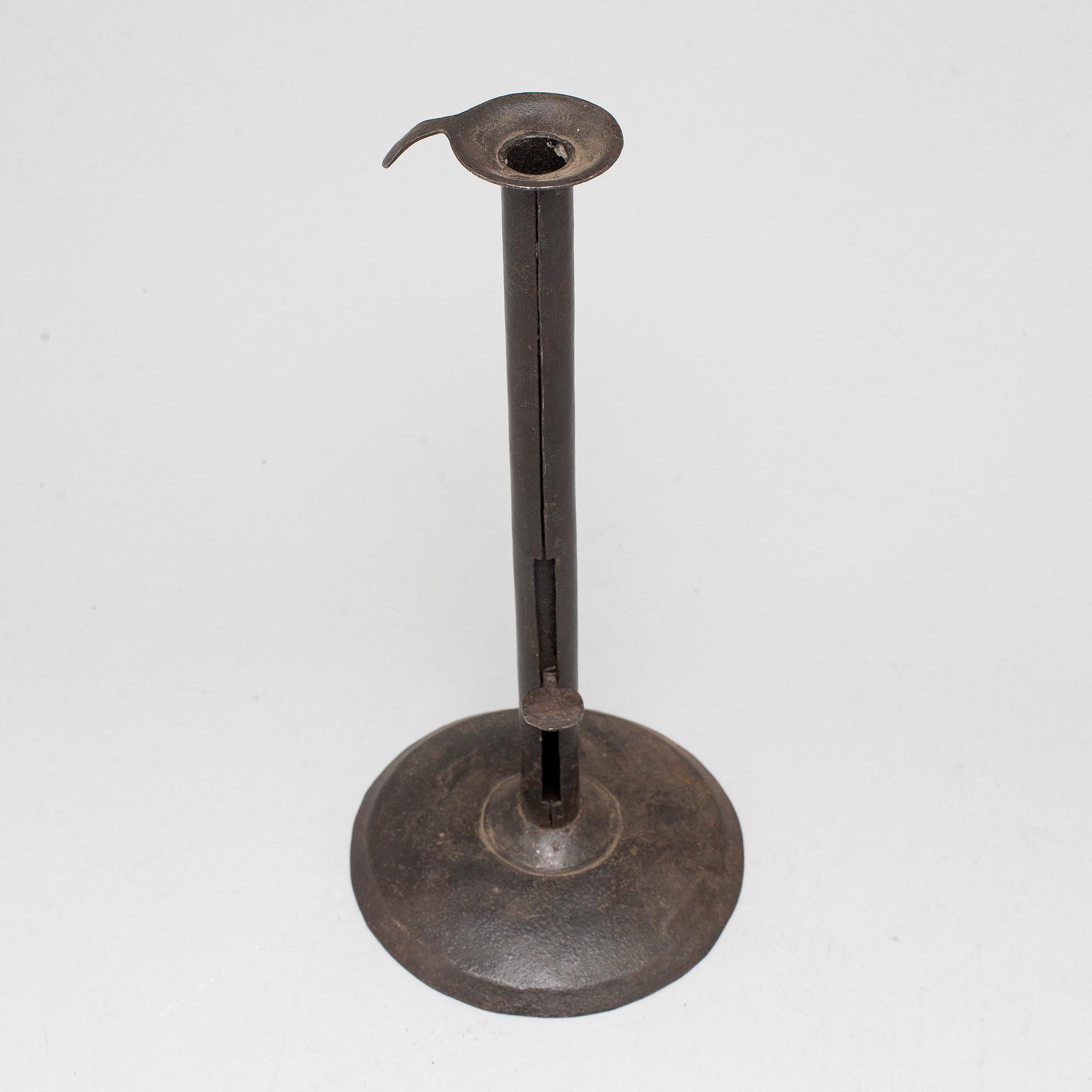 LJUSSTAKE, plåt, 1700-/1800-tal.