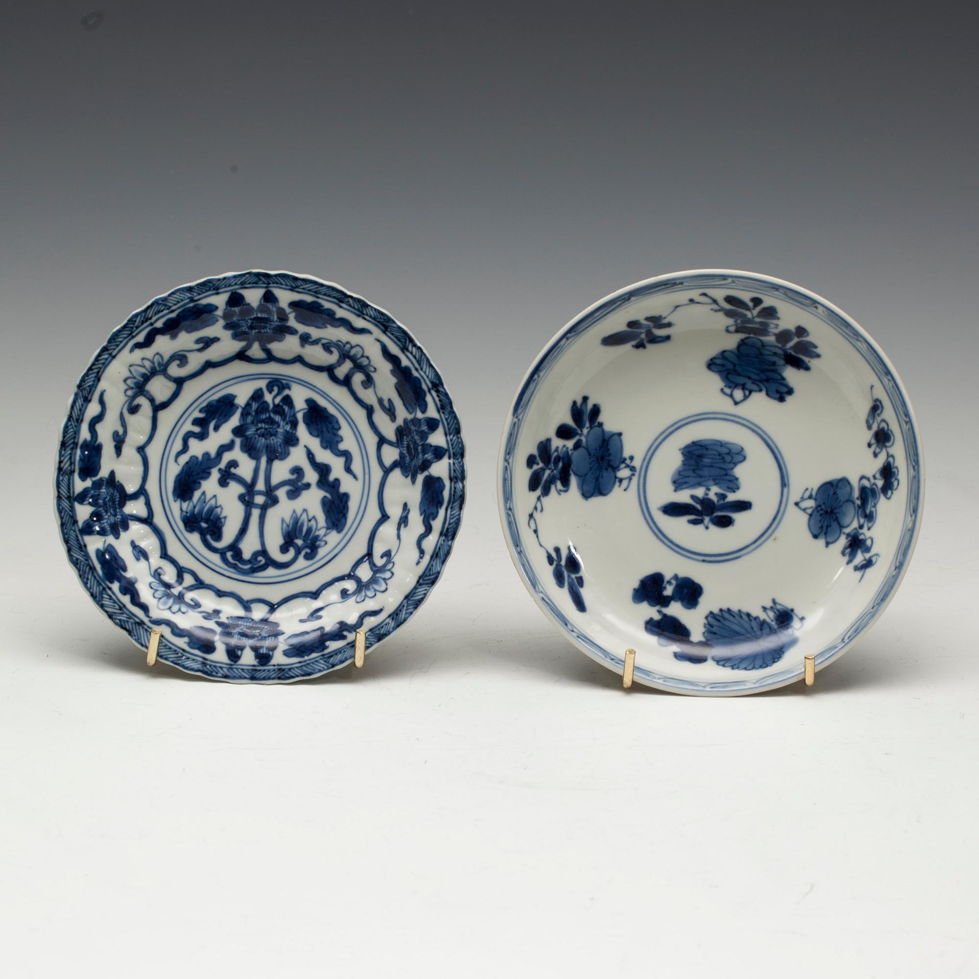 FAT och KOPPAR 2 st, Kina, Kangxi 1700-tal.