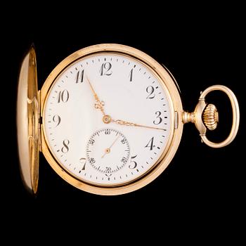 FICKUR, Zenith, 18K guld, dubbelboett. 1960-tal. Vikt tot. 98 g.