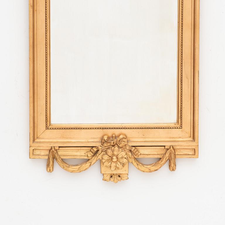 A Gustavian Style Mirror, first half of the 20th Century.
