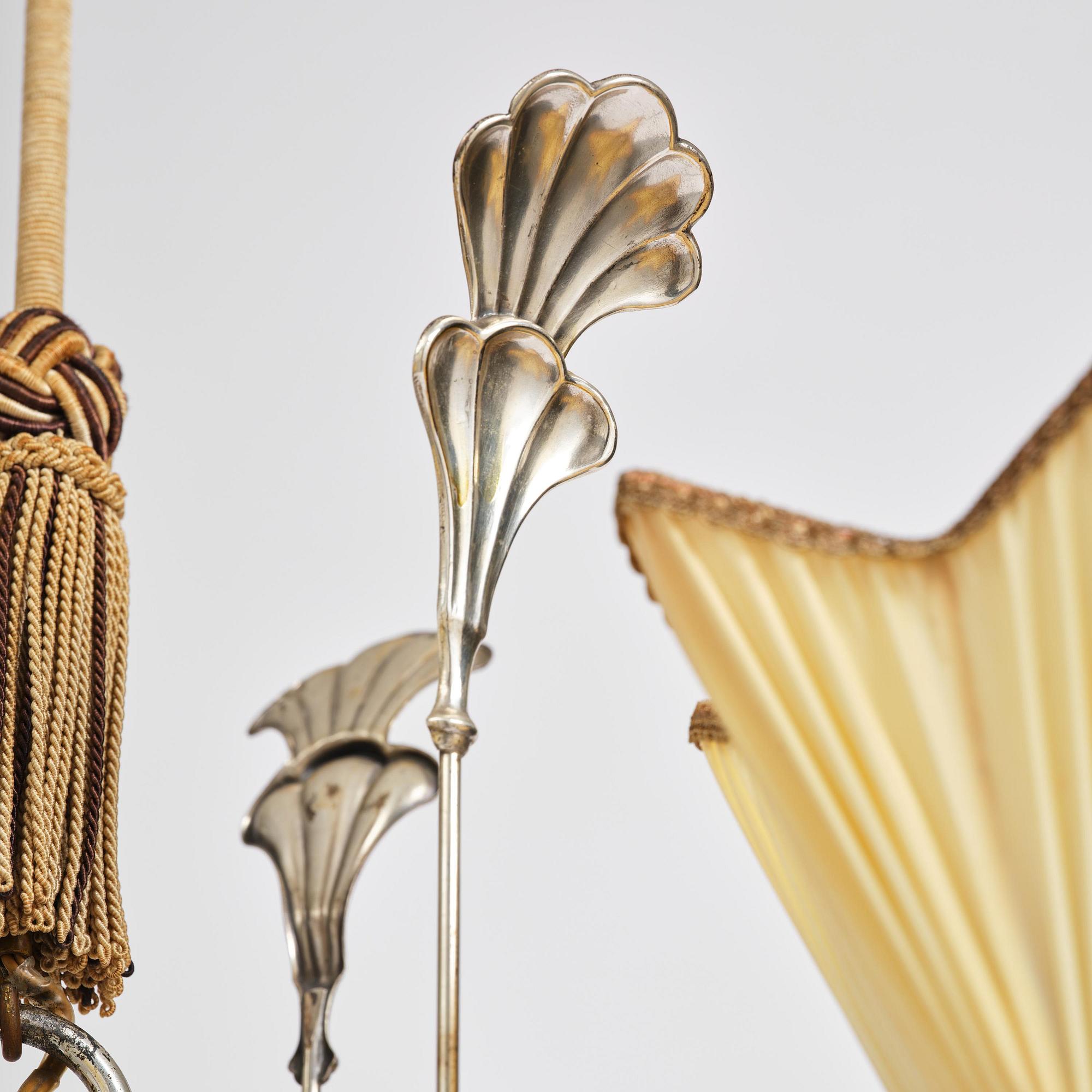 Elis Bergh, a Swedish Grace ceiling lamp, C.G. Hallberg, Stockholm, 1920s.