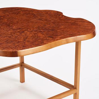 Josef Frank, a burled wood veneered top table, Svenskt Tenn, Sweden 1950s, model 1057.