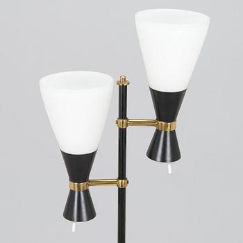 Maria Lindeman, golvlampa, modell K10-2, Idman, 1900-talets mitt.