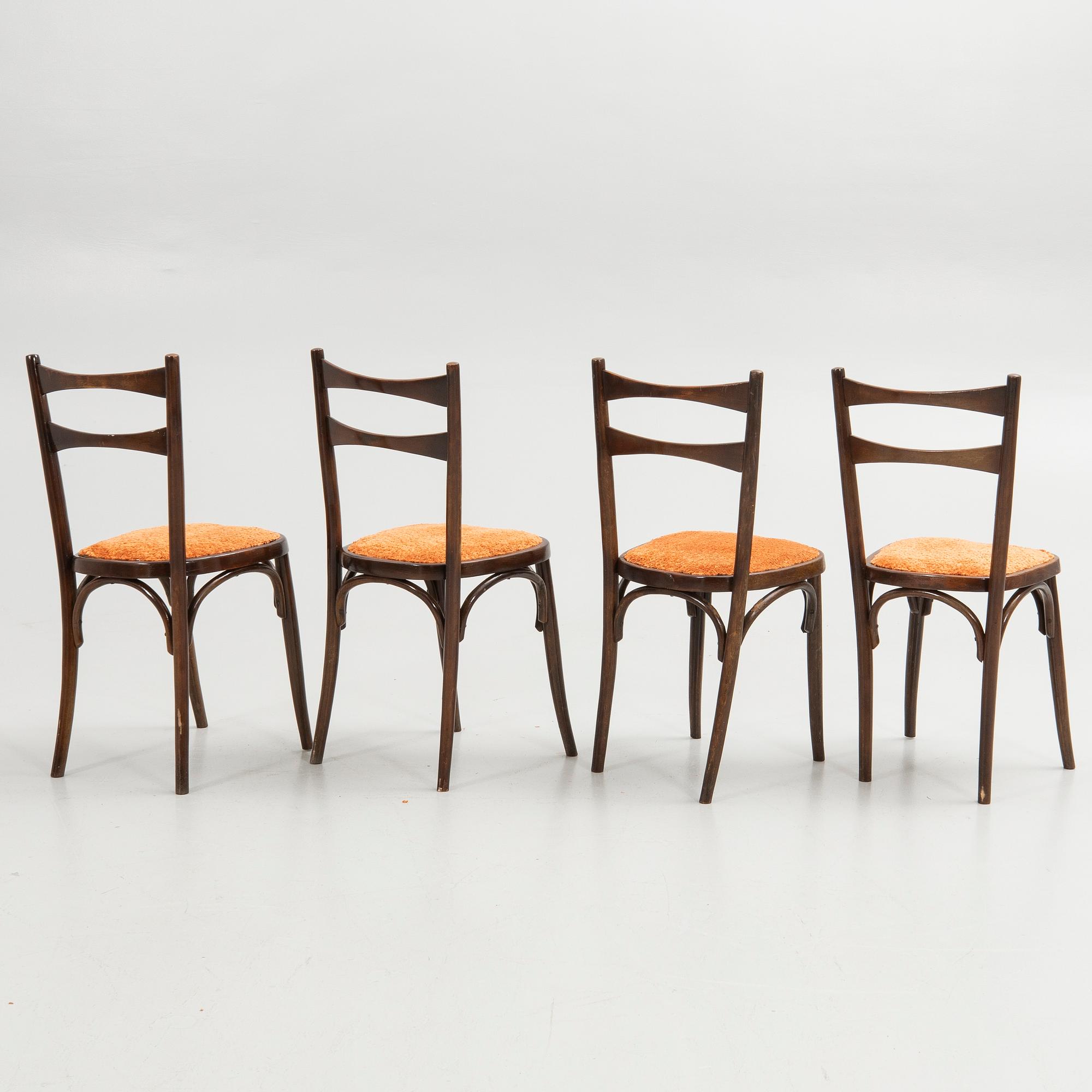 Chairs, 4 pcs, 20th century.