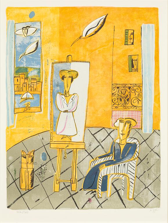 Madeleine Pyk, "I ateljén".